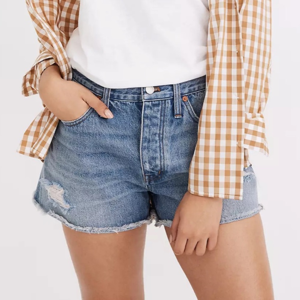 Madewell Denim Shorts Size 27 Curvy